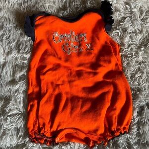 GEN Cavaliers girl orange onesie